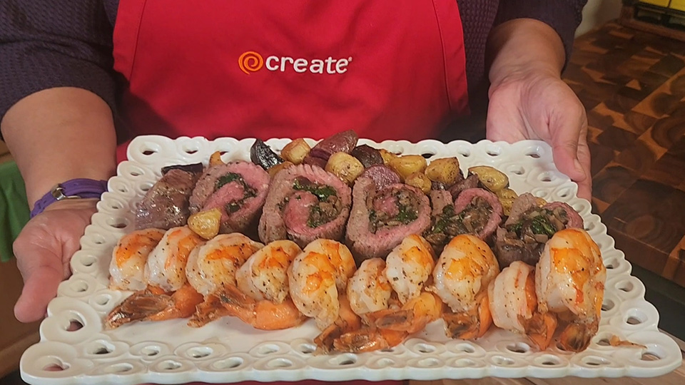 Sheet Pan Surf and Turf